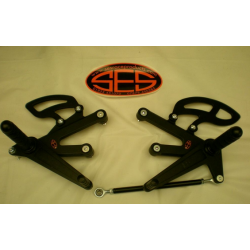 Commandes arrière fixe Ducati Mostro 600/750/900 - SES RACE PRODUCTS SES_RSD004 SES PRODUCTS