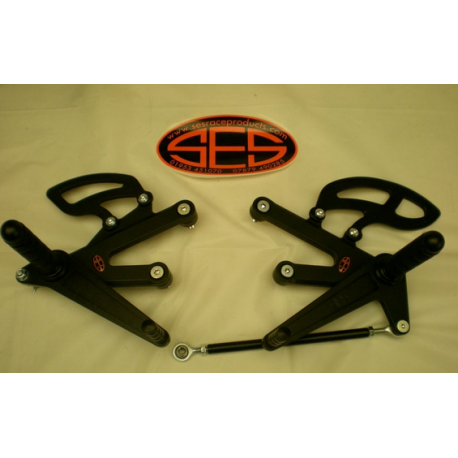 Commandes arrière fixe Ducati Mostro 600/750/900 - SES RACE PRODUCTS SES_RSD004 SES PRODUCTS