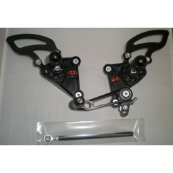 Commandes reculées réglables PREMIUM Ducati 848/1098 - SES RACE PRODUCTS SES_RSD056 SES PRODUCTS