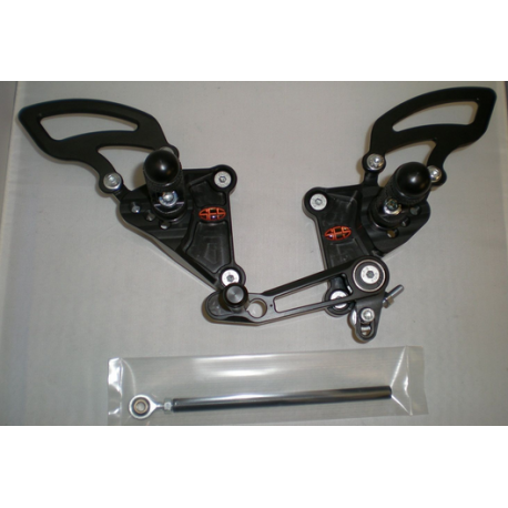 Commandes reculées réglables PREMIUM Ducati 848/1098 - SES RACE PRODUCTS SES_RSD056 SES PRODUCTS