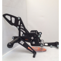 Commandes arrières ajustables Honda CBR 600 2003-2006/ CBR 1000 2004-2007 - SES RACE PRODUCTS SES_RSH006 SES PRODUCTS