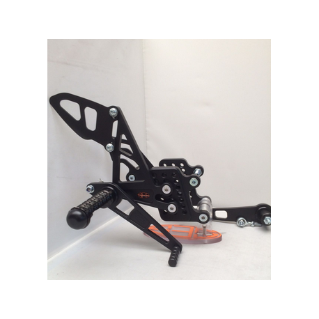 Commandes arrières ajustables Honda CBR 600 2003-2006/ CBR 1000 2004-2007 - SES RACE PRODUCTS SES_RSH006 SES PRODUCTS