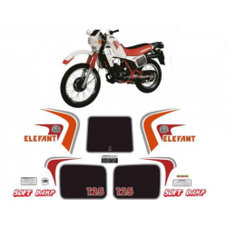 Kit adhésifs Cagiva ELEFANT 125 1984 DEC00002069 DECALMOTO