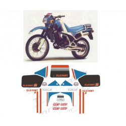 Kit adhésifs Cagiva ELEFANT 2 125 1985 DAKAR LE DEC00002049 DECALMOTO