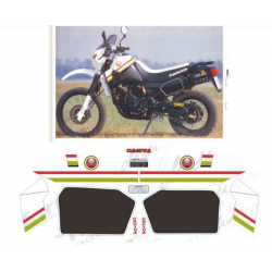 Kit adhésifs Cagiva ELEFANT 650 1986 LUCKY EXPLORER DEC00002090 DECALMOTO