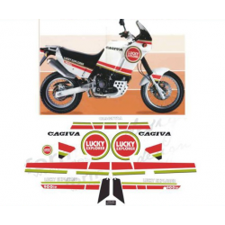 Kit adhésifs Cagiva Elefant 900 I.E. - 1990 - Lucky Explorer ADH_CAG.ELEF900IE-LUCKY/90 CLUBPARTS