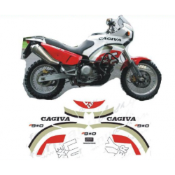 Kit adhésifs Cagiva ELEFANT 900 LUCKY EXPLORER - 1995 DEC00002044 DECALMOTO