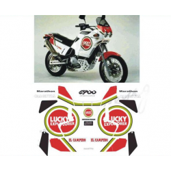 Kit adhésifs Cagiva Elefant 900 - Marathon Lucky Explorer ADH_CAG.ELEF900-MAR-LEX CLUBPARTS