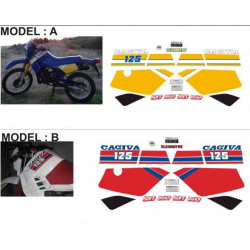 Kit adhésifs Cagiva ELEFANT RE 125 - 1988 ADH_CAG.ELEF.125-RE-88 CLUBPARTS