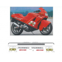 Kit adhésifs Cagiva 125 Freccia C10 R - Rossa - 1988 ADH_CAG.FRECCIA125-C10R-ROSSA/88 CLUBPARTS