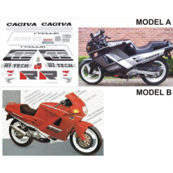 Kit adhésifs Cagiva 125 Freccia C12 R - 1989 ADH_CAG.FRECCIA125-C12R/89 CLUBPARTS