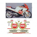 Kit adhésifs Cagiva 125 Freccia C12 R - Competizione Lucky Explorer - 1990 ADH_CAG.FRECCIA125-C12R-LUCKY/90 CLUBPARTS
