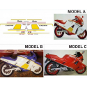Kit adhésifs Cagiva 125 Freccia C9 - 1987 ADH_CAG.FRECCIA125-C9/87 CLUBPARTS