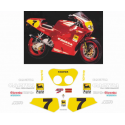 Kit adhésifs Cagiva 125 MITO - EDDIE LAWSON - 1992 D02071 CLUBPARTS