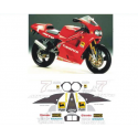 Kit adhésifs Cagiva 125 MITO - EDDIE LAWSON - 1993 D020880 CLUBPARTS