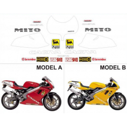 Kit adhésifs Cagiva 125 MITO EV - 1999/2003 ADH_CAG.MITO125EV/99-03 CLUBPARTS