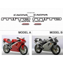 Kit adhésifs Cagiva 125 MITO EV 2008 - 2009 DEC00002046 DECALMOTO