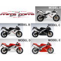 Kit adhésifs Cagiva 125 MITO - SP525 - 2008/2012 ADH_CAG.MITO125-SP525-LUC08 CLUBPARTS