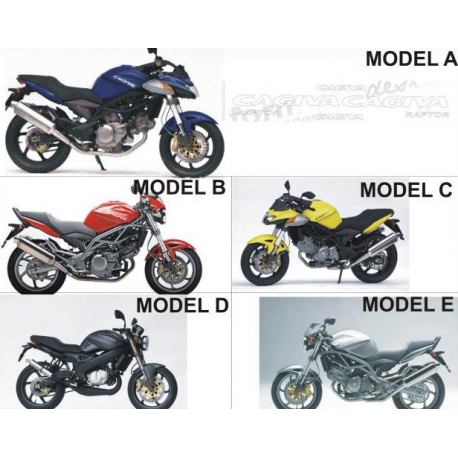 Kit adhésifs Cagiva RAPTOR 650 2006 DEC00002048 DECALMOTO