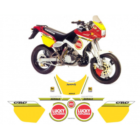 Kit adhésifs Cagiva 125 Supercity - Lucky Explorer Agrale ADH_CAG.125-SUPERCITY-LUCKY-AGR CLUBPARTS