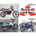 Kit adhésifs Cagiva T4 350 E DEC00002072 DECALMOTO