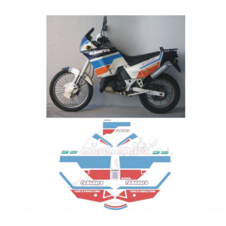 Kit adhésifs Cagiva Tamanaco 125 - 1988 ADH_CAG.TAMANACO125/88 CLUBPARTS