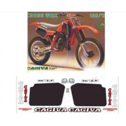 Kit adhésifs Cagiva WMX 125 - 1986 D02067 CLUBPARTS