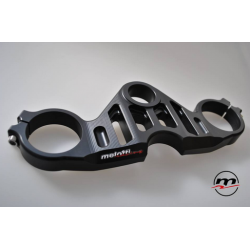 Ensemble Té de fourche supérieur + guidons Aprilia RSV 1000 avec clé - MELOTTI RACING PS 53 RR-S + guidons MELOTTI RACING