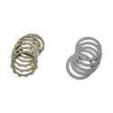 Kit disques garnis + lisses embrayage renforcé Aprilia 125 - Rotax 122 - NEWFREN NEW_F1411AC NEWFREN