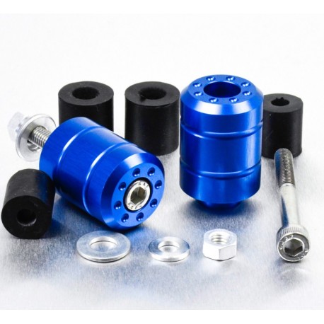 Embouts de guidon Aluminium Universels - Bleu- Pro-Bolt BARENDUN10B PRO-BOLT