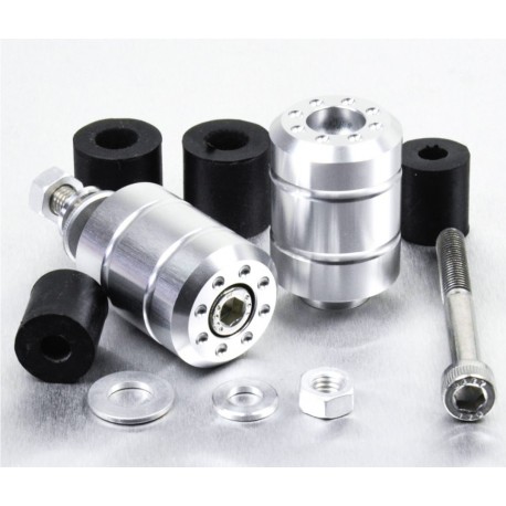 Embouts de guidon Aluminium Universels - Aluminium - Pro-Bolt PBO_BARENDUN10AL PRO-BOLT