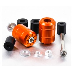 Embouts de guidon Aluminium Universels - Orange - Pro-Bolt BARENDUN10O PRO-BOLT