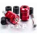 Embouts de guidon Aluminium Universels - Rouge - Pro-Bolt BARENDUN10R PRO-BOLT