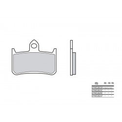 Plaquettes de frein avant RACING - Carbone/Céramique - BREMBO RACING 07HO28RC BREMBO s.p.a.