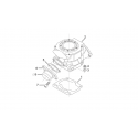 Ecrou d'embase de cylindre pour Aprilia 125 - Rotax 122/123 - Aprilia OEM APR_AP0942674 Aprilia OEM