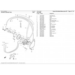 Pompe à huile - Pièce d'origine Suzuki - Suzuki RGV 250 - SUZUKI OEM SUZ_16100-22D02-000 SUZUKI OEM