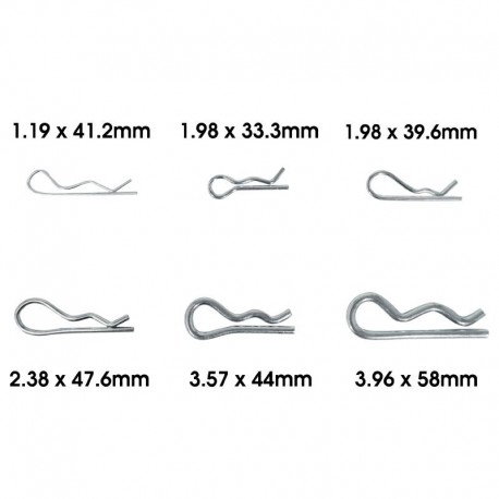 Assortiment de Goupilles Clips Beta/R - AUTOMASTER GE-879
