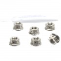 Pack de 6 écrous de couronne TITANE - 8 X 1.25 MM - Aprilia RS 250 Mk1 & Mk2- PRO-BOLT PBO_TI6SPN8 PRO-BOLT