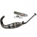 Ligne d'échappement avec silencieux KEVLAR pour Aprilia RS 125 - GIANNELLI GIA_PACK-53503HF+53512HF GIANNELLI