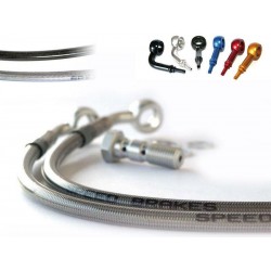 Durite de frein Aviation - INOX - Montage Arrière - SPEEDBRAKES SP30229INOX SPEEDBRAKES