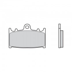 Plaquettes de frein avant RACING - Métal fritté - BREMBO 07KA13SR BREMBO s.p.a.