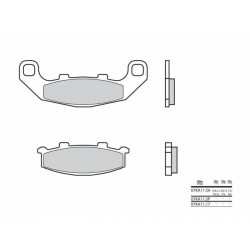 Plaquettes de frein arrière ROUTE - Métal fritté - BREMBO  07KA11SP BREMBO s.p.a.