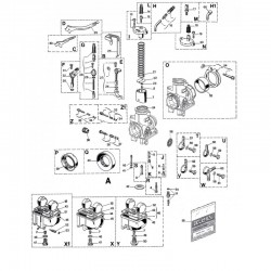 Carburateur PHBH 28 BS sans graissage séparé - DELLORTO DEL_03302 DELL'ORTO