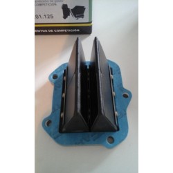 Kit admission 8 lamelles carbone avec pipe inclinée TA.01.125.1 - Aprilia 125 - Rotax 122/123 - ITALKIT LC.01.125.1 ITALKIT