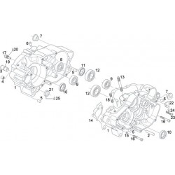 Pack de roulements de boite de vitesse pour Aprilia 125 - Rotax 122 et 123 - SKF SKF_KIT.BV125-122/123 SKF