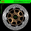 Disque de frein Avant - Rond / Flottant - 320 mm - NG NG.1060 NG Brake Disc