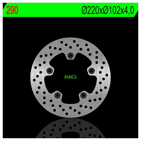 Disque de frein arrière fixe ep: 4 mm - NG NG.290 NG Brake Disc