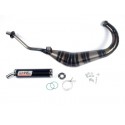 Ligne d'échappement avec Silencieux CARBONE pour Cagiva MITO 125 - GIANNELLI PACK-53606HF+53608HF GIANNELLI