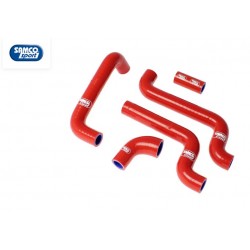 Kit durites de radiateur hautes performances SILICONE - Rouges - Aprilia RS 125 - SAMCO SAM_APR-5-R SAMCO SPORT