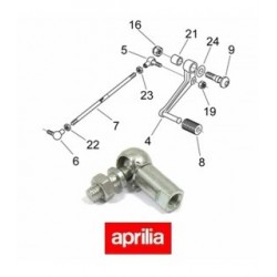 Rotule Gauche de selecteur de vitesses - Aprilia 125 - Pièce d'origine APRILIA Oem APR_AP8110053 Aprilia OEM